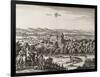 View of the Castle of Oron, Switzerland, 1653-Caspar Merian-Framed Giclee Print