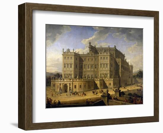 View of the Castle of Rivoli, 1723-Giovanni Paolo Pannini-Framed Giclee Print