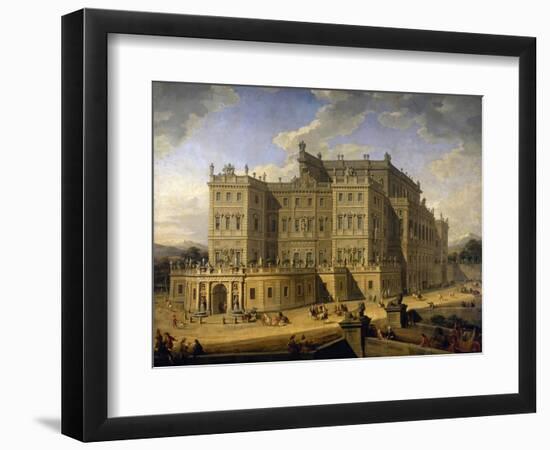 View of the Castle of Rivoli, 1723-Giovanni Paolo Pannini-Framed Giclee Print