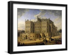 View of the Castle of Rivoli, 1723-Giovanni Paolo Pannini-Framed Giclee Print