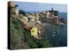 View of the Castle, Vernazza, Cinque Terre, Italian Riviera, Liguria, Italy-Sheila Terry-Stretched Canvas