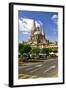 View of the Cathedral from Zocalo in Historic Center in Guadalajara, Jalisco, Mexico-elenathewise-Framed Photographic Print