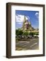 View of the Cathedral from Zocalo in Historic Center in Guadalajara, Jalisco, Mexico-elenathewise-Framed Photographic Print