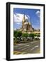 View of the Cathedral from Zocalo in Historic Center in Guadalajara, Jalisco, Mexico-elenathewise-Framed Photographic Print