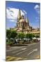 View of the Cathedral from Zocalo in Historic Center in Guadalajara, Jalisco, Mexico-elenathewise-Mounted Photographic Print