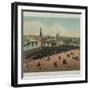 View of the Cathedral of Christ the Saviour and the Moscow Kremlin, Ca 1848-Philippe Benoist-Framed Giclee Print