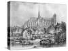 View of the Cathedral of Notre Dame, Amiens, from Pont Dudon-Eugene Balan-Stretched Canvas