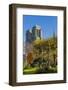 View of the Cathedrale (Cathedral) De Notre Dame from Place (Square) Rena Viviani in Autumn-Massimo Borchi-Framed Photographic Print