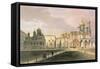 View of the Cathedrals in the Moscow Kremlin, Printed by Lemercier, Paris, 1840S-Louis Jules Arnout-Framed Stretched Canvas