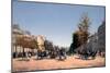 View of the Champs-Elysees from the Place De L'etoile in Paris - Grandjean, Edmond (1844-1908) - 18-Edmond Georges Grandjean-Mounted Giclee Print