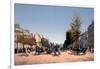 View of the Champs-Elysees from the Place De L'etoile in Paris - Grandjean, Edmond (1844-1908) - 18-Edmond Georges Grandjean-Framed Giclee Print