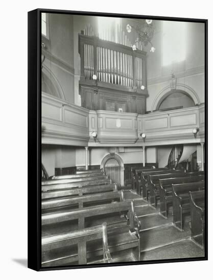 View of the Chapel from the Altar, Bethlem Royal Hospital, London, 1926-null-Framed Stretched Canvas