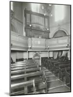 View of the Chapel from the Altar, Bethlem Royal Hospital, London, 1926-null-Mounted Photographic Print