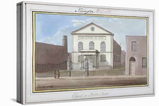 View of the Chapel in Penton Street, Southwark, London, 1825-G Yates-Stretched Canvas