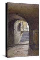 View of the Chapel of St Peter Ad Vincula in the Tower of London, 1884-John Crowther-Stretched Canvas