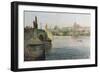 View of the Charles Bridge from Krizovnicka Namesti, from 'stara Praha-Vaclav Jansa-Framed Giclee Print