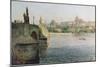 View of the Charles Bridge from Krizovnicka Namesti, from 'stara Praha-Vaclav Jansa-Mounted Giclee Print