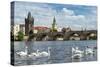 View of the Charles Bridge in Prague, Czech Republic-mazzzur-Stretched Canvas