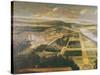 View of the Chateau and Gardens of St. Cloud-Etienne Allegrain-Stretched Canvas