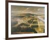 View of the Chateau and Gardens of St. Cloud-Etienne Allegrain-Framed Giclee Print