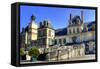 View of the Chateau De Fontainebleau and its Famous Stairway, Situated close to Paris it Introduced-PlusONE-Framed Stretched Canvas