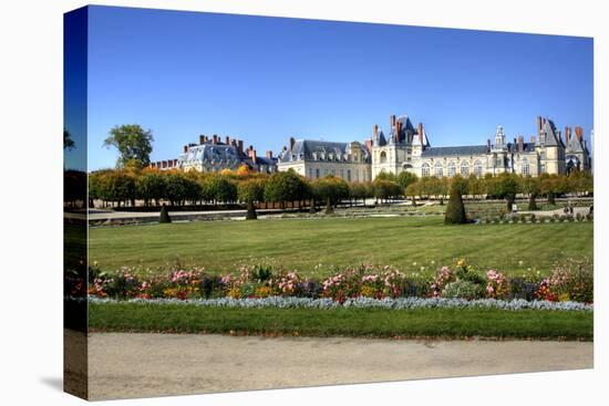 View of the Chateau De Fontainebleau and its Huge Park, Situated close to Paris it Introduced the M-PlusONE-Stretched Canvas