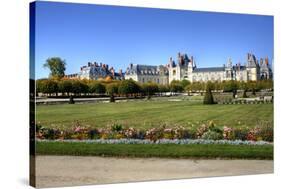 View of the Chateau De Fontainebleau and its Huge Park, Situated close to Paris it Introduced the M-PlusONE-Stretched Canvas