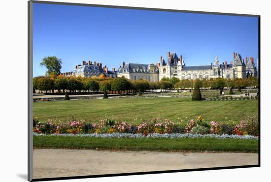 View of the Chateau De Fontainebleau and its Huge Park, Situated close to Paris it Introduced the M-PlusONE-Mounted Photographic Print