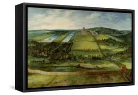 View of the Chateau De Mariemont, Belgium-Jan Brueghel the Elder-Framed Stretched Canvas