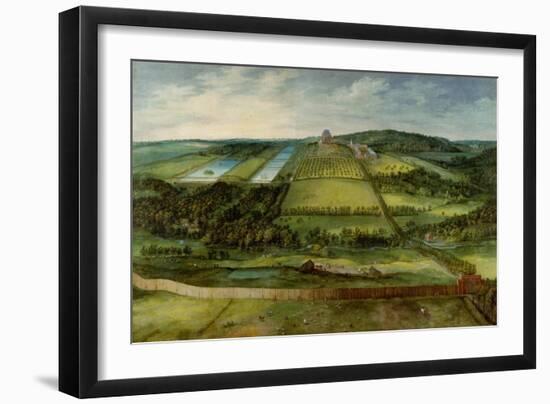 View of the Chateau De Mariemont, Belgium-Jan Brueghel the Elder-Framed Giclee Print