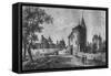 View of the Chateau De Montaigne-Jean Jerome Baugean-Framed Stretched Canvas