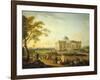 View of the Chateau De Montmusard in the Dijon Area, France-Jean-Baptiste Lesueur-Framed Giclee Print