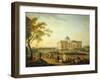 View of the Chateau De Montmusard in the Dijon Area, France-Jean-Baptiste Lesueur-Framed Giclee Print