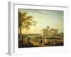 View of the Chateau De Montmusard in the Dijon Area, France-Jean-Baptiste Lesueur-Framed Giclee Print