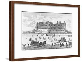 View of the Chateau de Saint-Germain-En-Laye, 1658-Israel, The Younger Silvestre-Framed Giclee Print