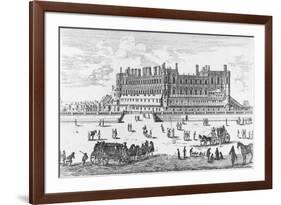 View of the Chateau de Saint-Germain-En-Laye, 1658-Israel, The Younger Silvestre-Framed Giclee Print