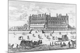 View of the Chateau de Saint-Germain-En-Laye, 1658-Israel, The Younger Silvestre-Mounted Giclee Print