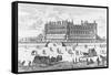 View of the Chateau de Saint-Germain-En-Laye, 1658-Israel, The Younger Silvestre-Framed Stretched Canvas