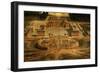 View of the Chateau, Gardens and Park of Versailles from the Avenue De Paris-Pierre Patel-Framed Premium Giclee Print