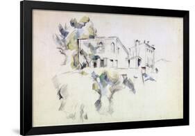 View of the Château Noir-Paul Cézanne-Framed Giclee Print