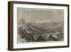 View of the Chilian Cordillera, from Santiago-null-Framed Giclee Print