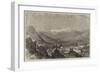 View of the Chilian Cordillera, from Santiago-null-Framed Giclee Print