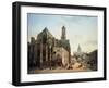 View of the Choir and Tower of Utrecht Cathedral, C. 1829-Jan Hendrik Verheyen-Framed Giclee Print