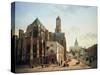 View of the Choir and Tower of Utrecht Cathedral, C. 1829-Jan Hendrik Verheyen-Stretched Canvas