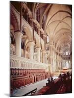 View of the Choir, Built 1098-1130 (Photo)-English-Mounted Giclee Print