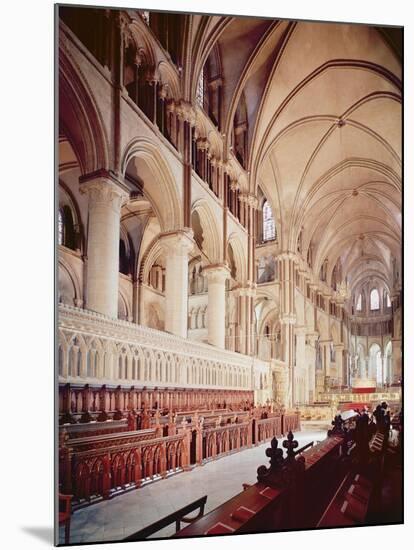 View of the Choir, Built 1098-1130 (Photo)-English-Mounted Giclee Print