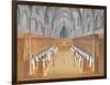 View of the Choir, from 'L'Abbaye De Port-Royal', C.1710-Louise Madelaine Cochin-Framed Giclee Print