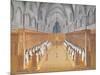 View of the Choir, from 'L'Abbaye De Port-Royal', C.1710-Louise Madelaine Cochin-Mounted Giclee Print