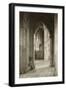 View of the Choir from the South Aisle at Ely Cathedral (B/W Photo)-Frederick Henry Evans-Framed Giclee Print