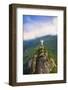 View of the Christ Statue (Cristo Redactor) on Corcovado with Tijuca National Park Behind-Alex Robinson-Framed Photographic Print